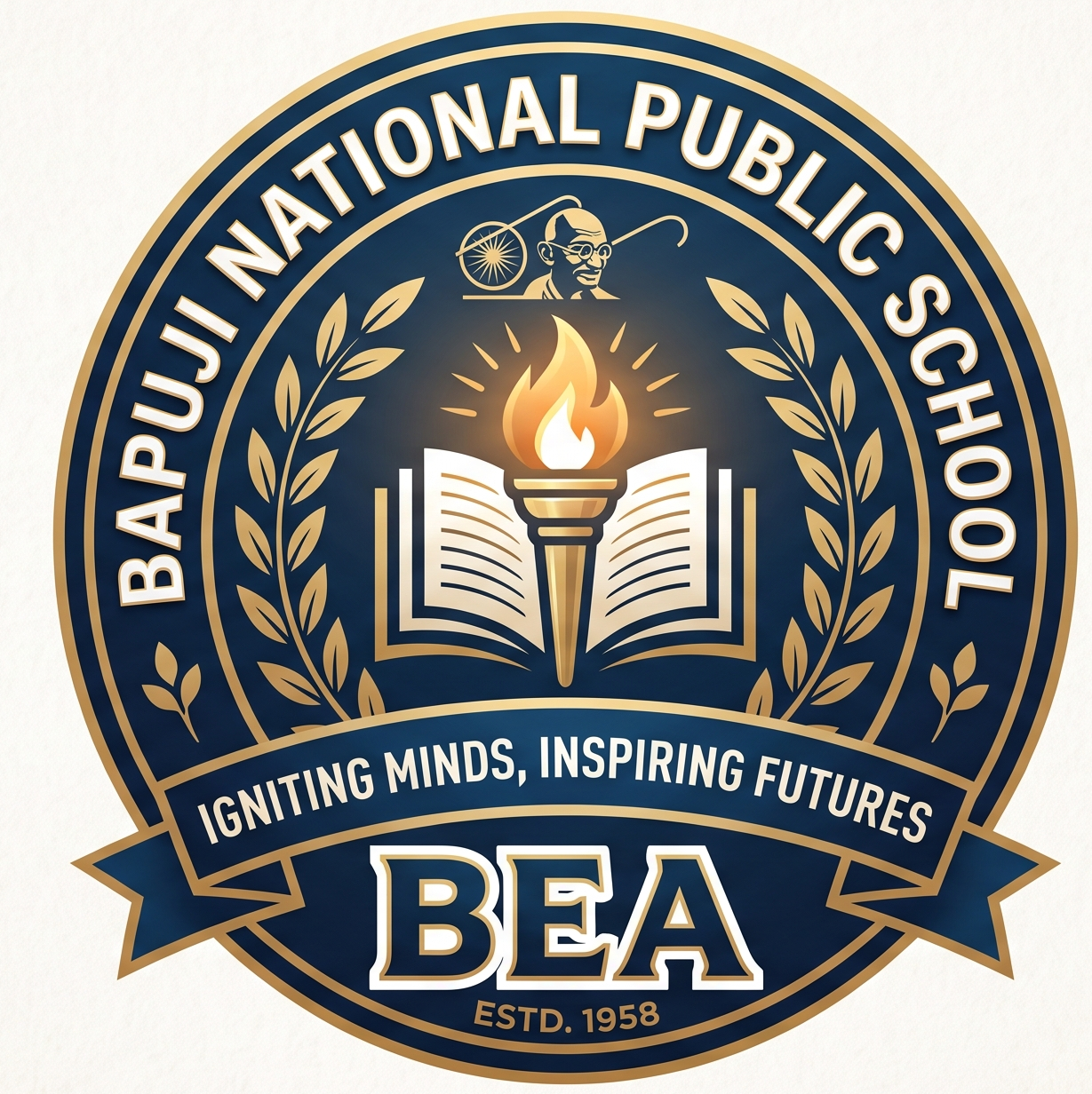 Bapuji National Public School logo